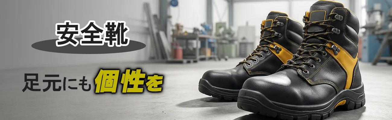安全靴・足元にも個性を